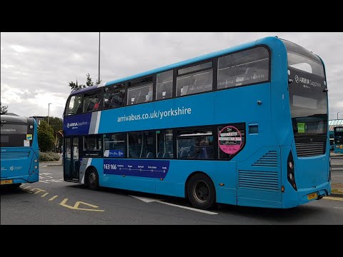 Full Ride: Bus Route 189 Castleford - Wakefield. Arriva Sapphire Enviro400 MMC 1968 (YX17 NKT)