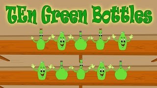 Ten Green Bottles in Urdu | دس ہرا شیش | Urdu Nursery Rhymes