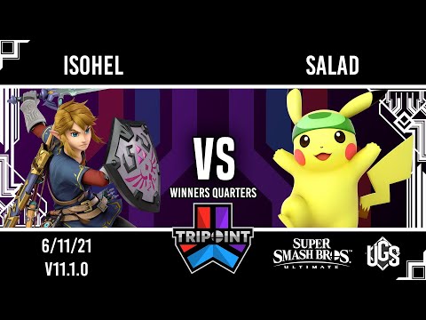 Tripoint Smash Test - Winners Quarters - isohel(Link) Vs. Salad(Pikachu)