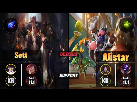 Hoit SETT (Support) [Phase Rush] VS ALISTAR - Grandmaster KR Patch 11.1