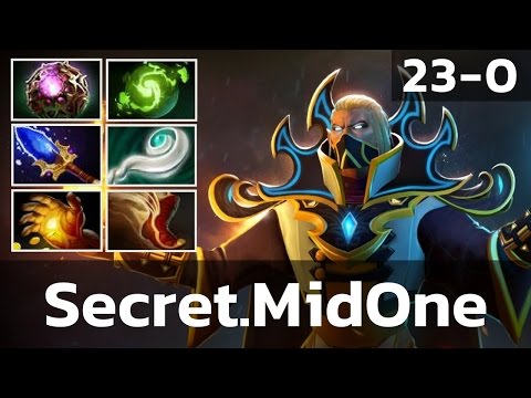 Secret MidOne • Invoker • 23-0 — Pro MMR