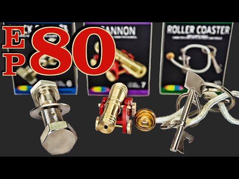Puzzle Time - Episode 80 - New set of 3 puzzles Trick Bolt 3, Cannon, and Roller Coaster