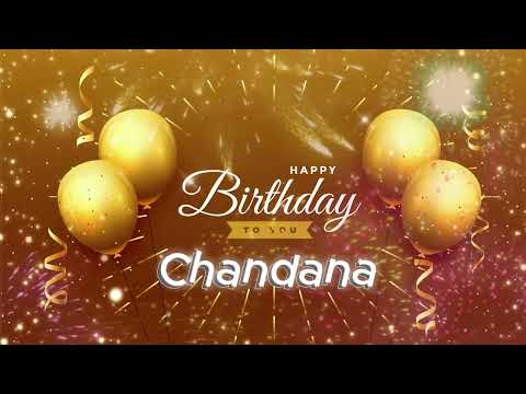 Chandana Happy Birthday to you Song With Names