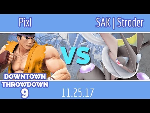 SAK | Stroder (Greninja) vs Pixl (Ryu) - DT9 - Wii U