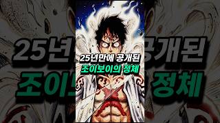 25년 만에 풀린 원피스 최대 떡밥 조이보이의 정체