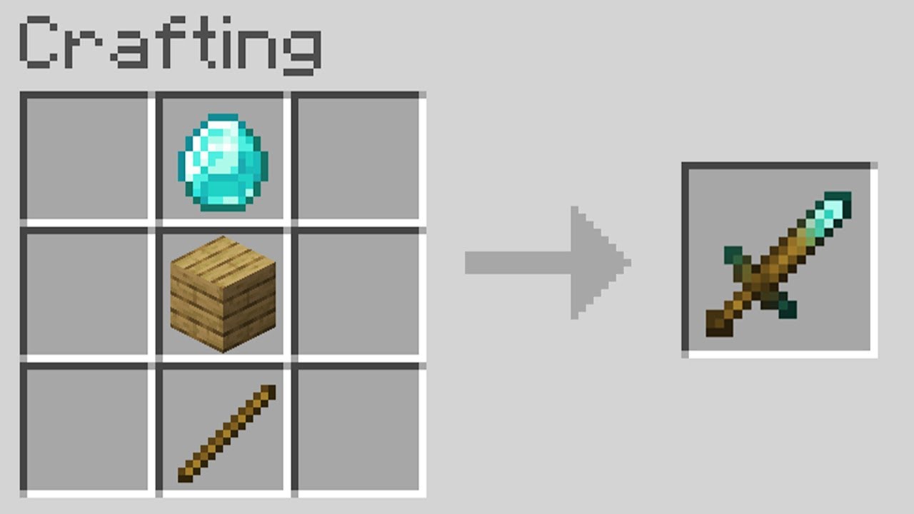 Minecraft but you can craft mixed weapons...