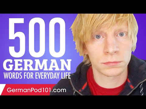 380 German Words for Everyday Life Basic Vocabulary 19