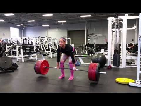 Strongwoman Tracy Stankavage 315x4 Deadlift
