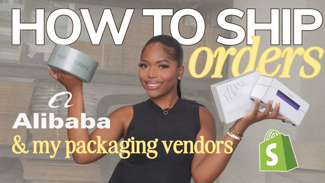 How to Ship Orders! (+ MY PACKAGING VENDORS) | 2025 Beginner Business Essentials