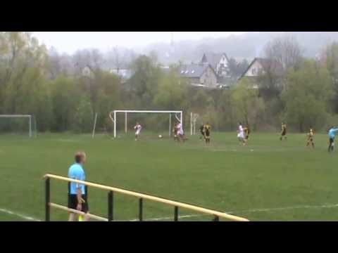Mariusz Golonka 0:1 (32'): Dobrzanka Dobra - Płomień Limanowa (01.05.2013r.)