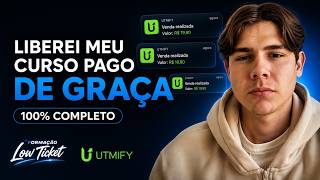 LIBEREI MEU CURSO PAGO DE LOW TICKET DE GRAÇA (100% COMPLETO)