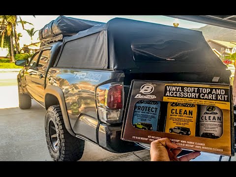 HOW TO CLEAN YOUR BESTOP OR ANY VINYL SOFTTOP THE RIGHT WAY WATCH THESE EASY STEPS + DOES IT WORK?