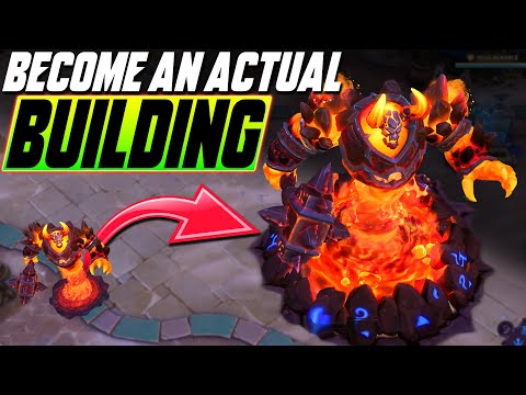 Become an ACTUAL BUILDING with Ragnaros! - HotS - Grubby