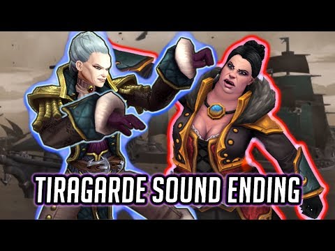 Lady Ashvane Tries to Kill Jaina's Mother (Katherine) - Tiragare Sound Ending Cutscene - WOW BFA