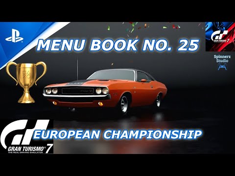 Gran Turismo 7 Cafe Menu Book No. 25: European Championship | GT7 Book No. 25