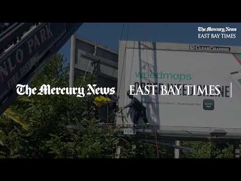 Firefighters rescue man from East Palo Alto billboard