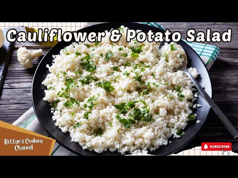 How To Make Keto Cauliflower Potato Salad By Bettye's Cooking Channel | Homemade Potato Salad |