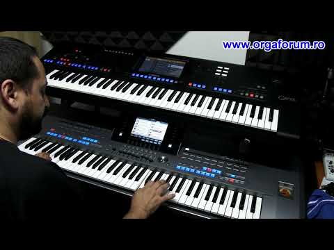 Demo Yamaha Tyros 5 vs Genos