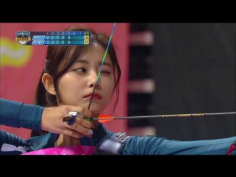 【TVPP】 Tzuyu(TWICE) vs Irene(Red Velvet) - Match of archery goddesses @Idol Championship 2018