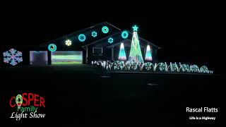Life is a Highway - Flagstaff Christmas Light Show - 2021