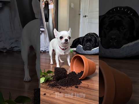 Jeffy Knocks Over the Owner’s Plant and Tries to Fix It 😂