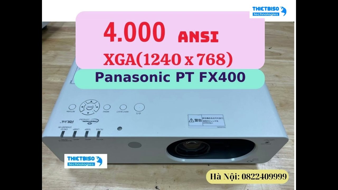 Máy chiếu cũ Panasonic PT FX400 giá rẻ (140001)