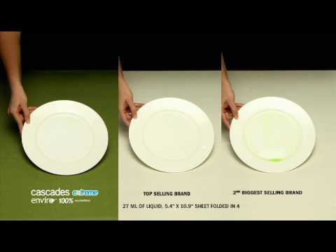 See the extreme performance of the Cascades Paper Towel