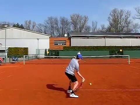 Adam Jurajda, forehand and backhand back view, 240 fps