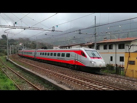 Frecciargento 8868 Rosarno - Roma Termini. Sapri 11-03-2023. Etr 480 31