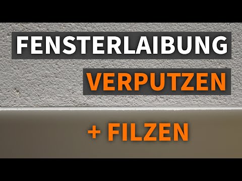 🟢 Plastering the inside of the window reveal: Applying plaster and felting (Part 3)