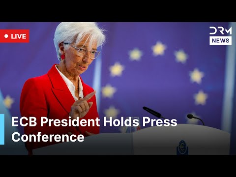 LIVE: ECB President Christine Lagarde Speaks After Policy Meeting | AF1G