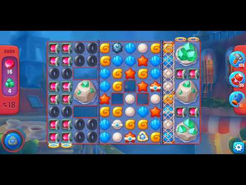 Fishdom. 5050 hard level no boosters and diamonds