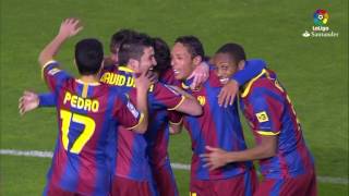 Resumen de Deportivo de la Coruña vs FC Barcelona (0-4) 2010/2011