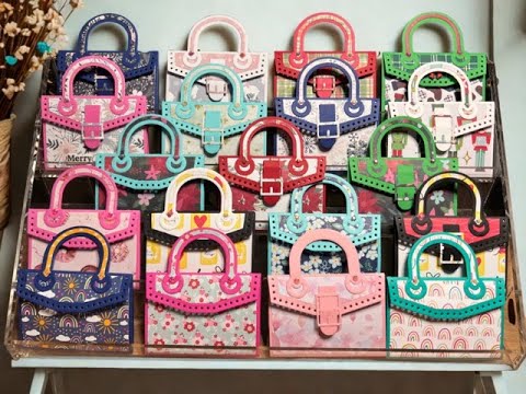 CRAFT FAIR SERIES 2025 - GIFT CARD HOLDER PURSE DIES - ALINA CUTLE DIES #alinacutle