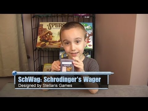 Iain from Open the Box Games Jr. reviews SchWag: Schrödinger's Wager