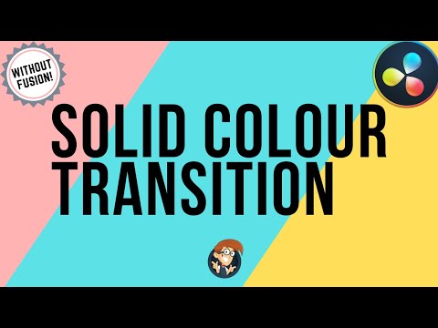 Awesome COLOUR TRANSITIONS. Easy, free and without Fusion. Davinci Resolve - 5 Minute Friday #40