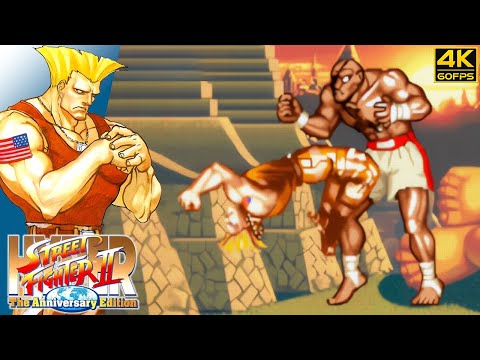 Hyper Street Fighter II - Guile (CE) (Arcade / 2003) 4K 60FPS