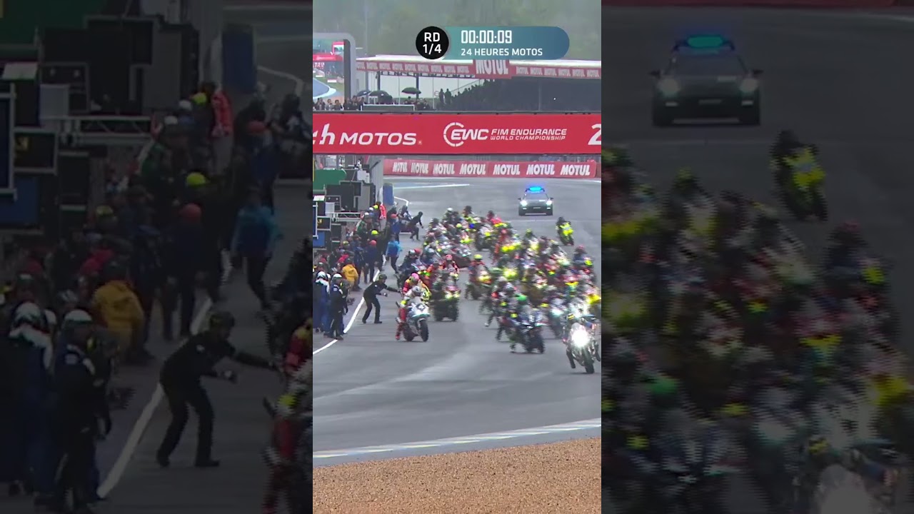 VIDEO 24 Heures Motos : Incendie spectaculaire de la Yamaha n°99 ...