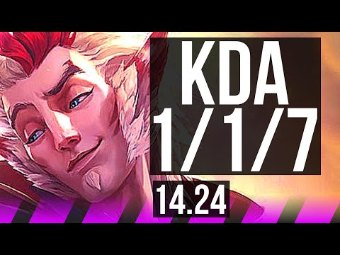 RAKAN & Jinx vs PYKE & Draven (SUP) | 1/1/7 | KR Challenger | 14.24