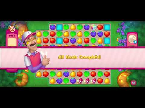 Gardenscapes Level 4068 (Pink Level - One Shot Level) ONE TRY CHALLENGE