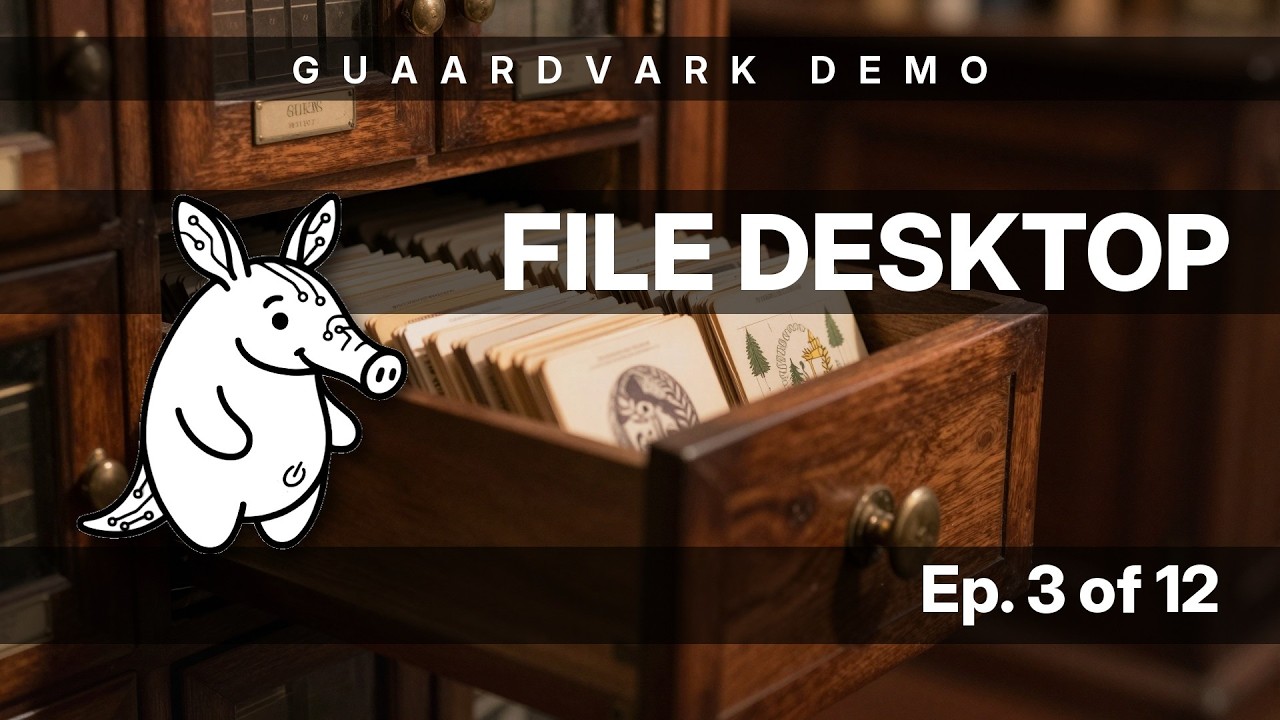 Your Files Get a Desktop — Guaardvark Ep 3