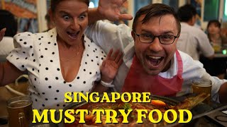 What to Eat in SINGAPORE? First Time Eating ROJAK! Must Try Food Part 4