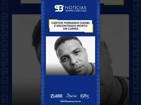 CANTOR FERNANDO DANIEL É ENCONTRADO MORTO EM CARIRA