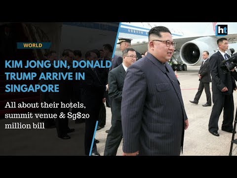Kim Jong Un arrives in Singapore 