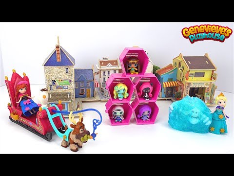 Anna and Elsa Frozen Adventure with Surprise Toys!