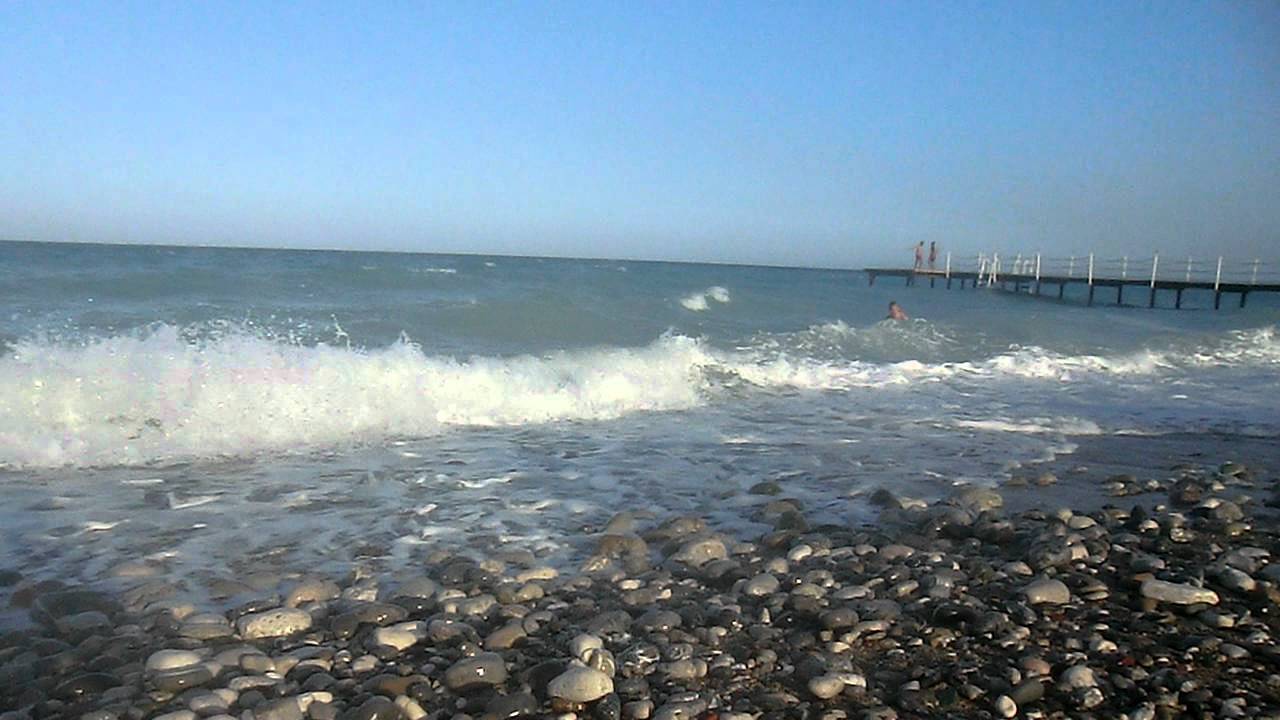 Waves of the sea in Turkey. June 2011