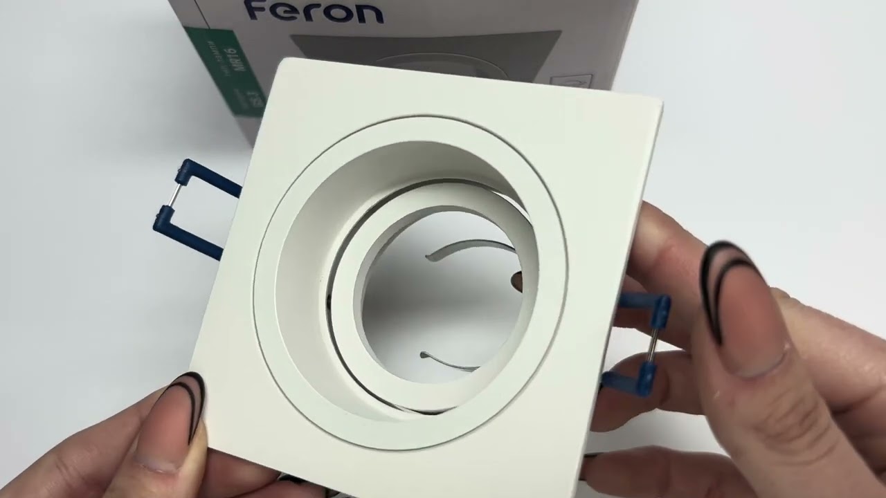 Врезной точечный светильник FERON DL8350 белый 01831