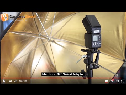 Manfrotto skėčio laikiklis 026 video