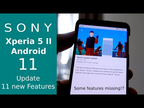 Android 11 for Xperia 5 II - 11 new features