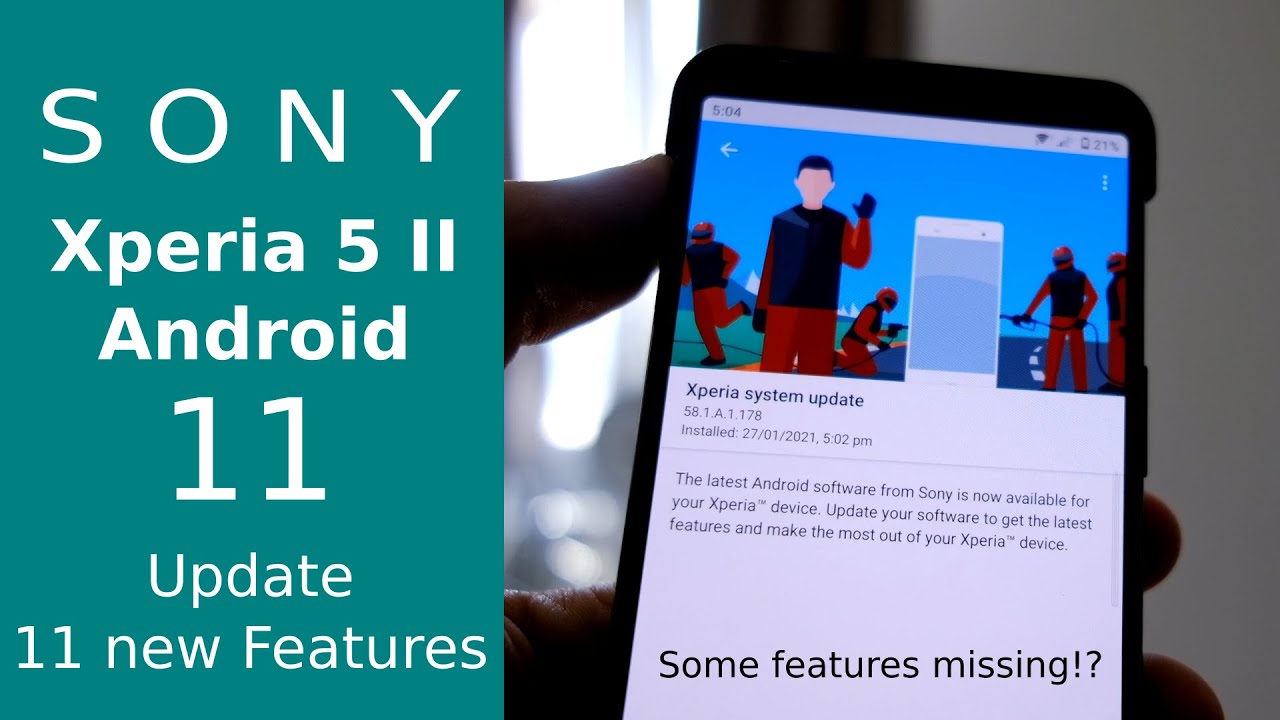Android 11 for Xperia 5 II - 11 new features
